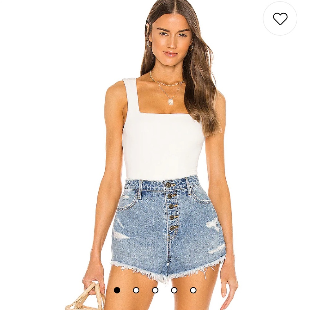 Show me your mumu dory bodysuit in bone stretch